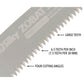 ZUBAT Replacement Blade, 240mm, Large Teeth