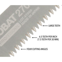 ZUBAT Replacement Blade, 270mm, Large Teeth