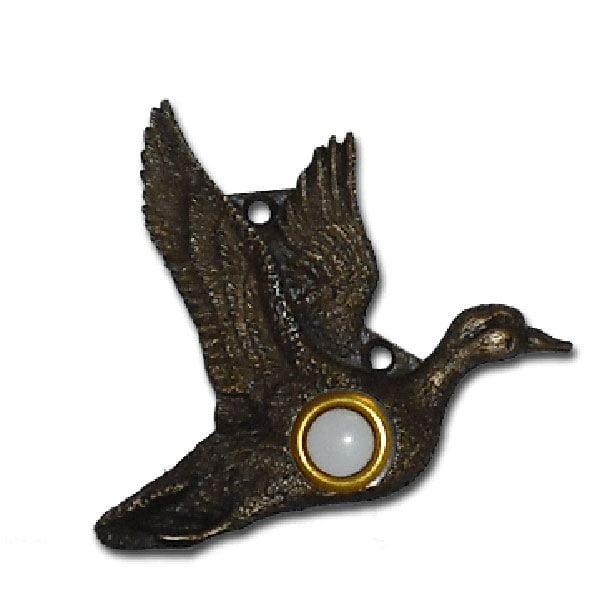 Mallard Door Bell, Antique Brass, Model 922AB alt 0