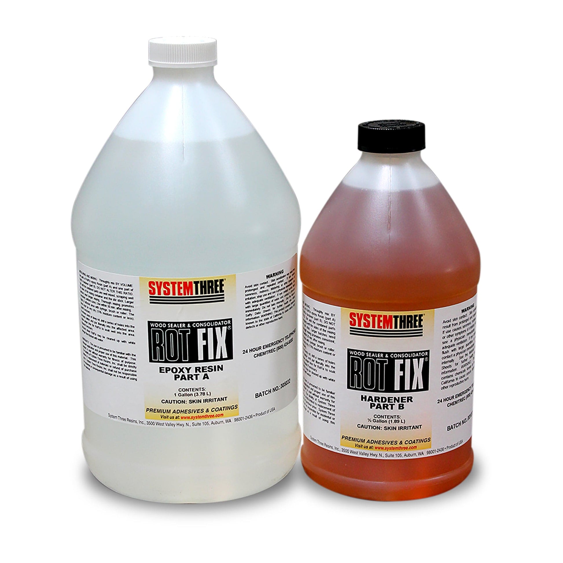 RotFix Epoxy Wood Sealer and Consolidator - 1.5 Gallon Kit alt 5