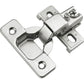 Concealed Face Frame Hinge with 1/2" (2-piece) Overlay Project Pack, Bright Nickel alt 0