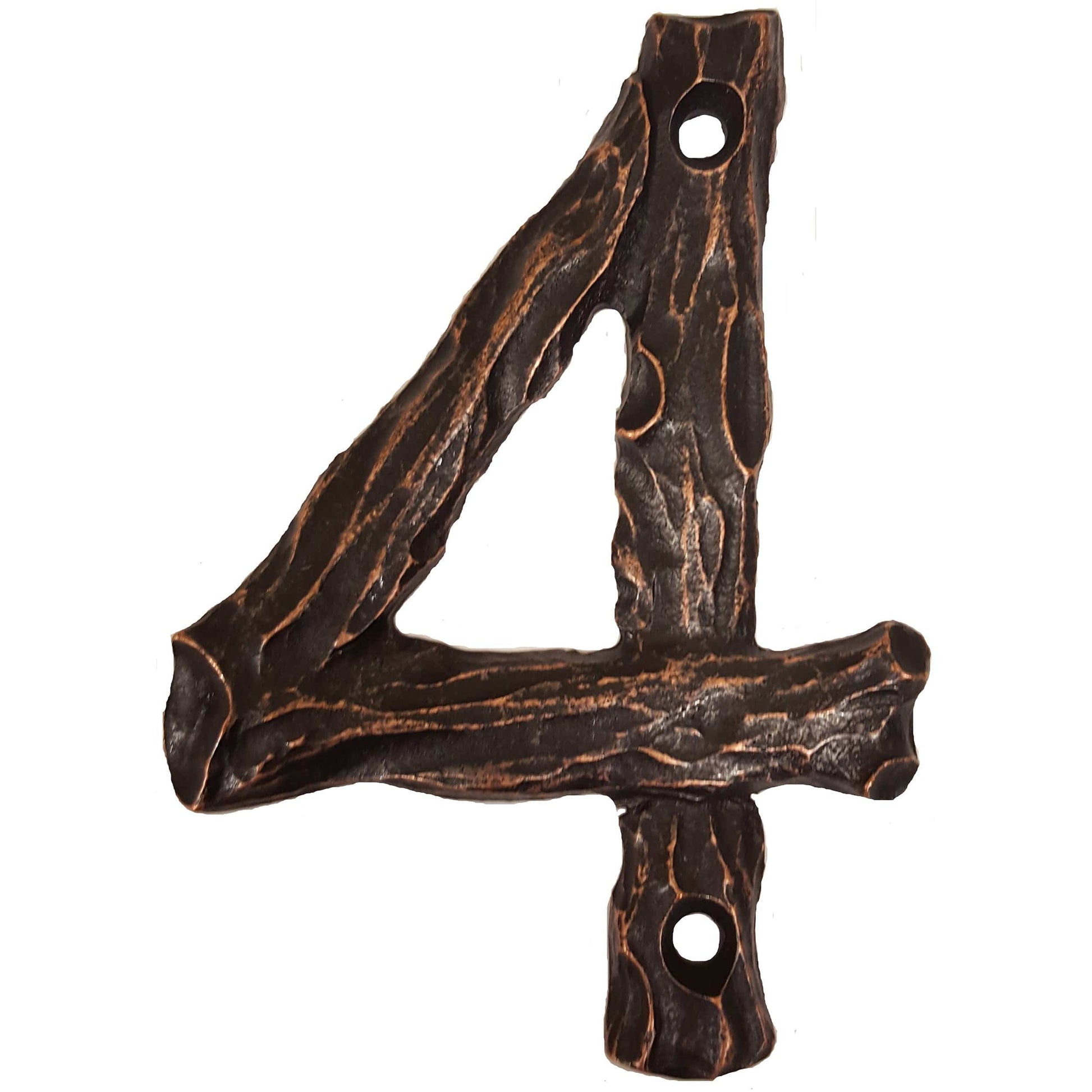 LHN4-ORB Log House Number 4, Oil Rubbed Bronze, 1 piece alt 0
