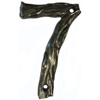 LHN7-P Log House Number 7, Pewter, 1 piece alt 0