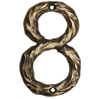 LHN8-N Log House Number 8, Nickel, 1 piece alt 0