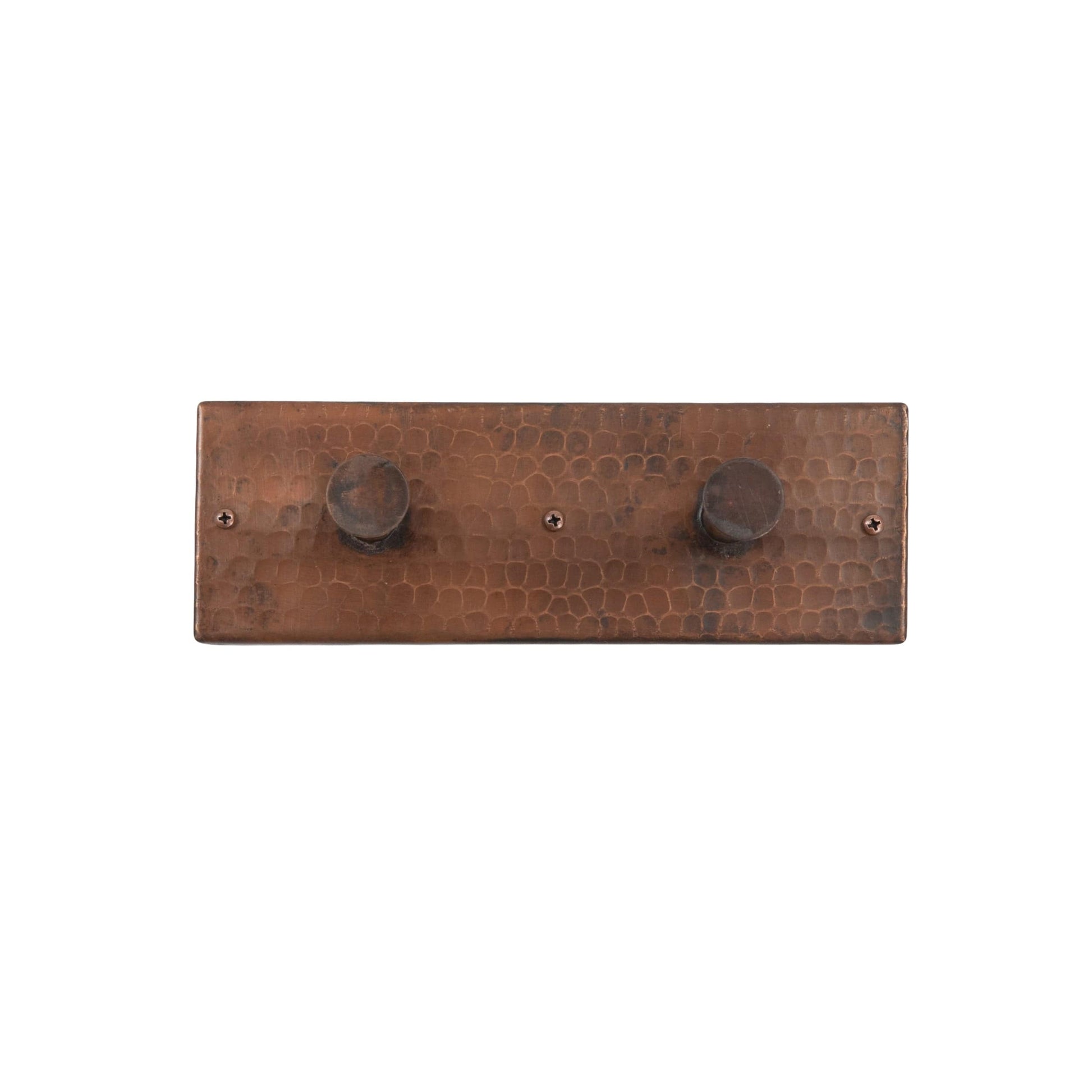 Hand Hammered Double Robe Hook alt 0