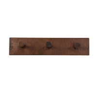 Hand Hammered Triple Robe Hook alt 0
