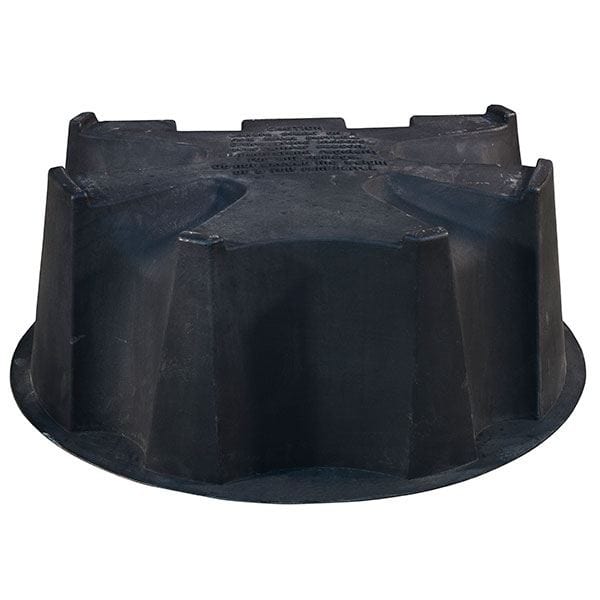 Black Rain Barrel Stand for 50 gallon Rain Barrels with Flat Back alt 0