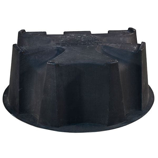 Black Rain Barrel Stand for 50 gallon Rain Barrels with Flat Back alt 0