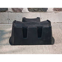 Black Rain Barrel Stand for 50 gallon Rain Barrels with Flat Back alt 0