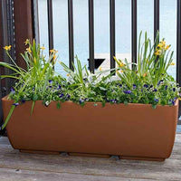 Urban Planter, 30" x 10", Terra Cotta alt 0