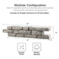 Rock Lock Raised Garden Bed Straight Rock Pack of 2