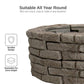Rock Lock Raised Garden Bed Curved Rock Pack of 4