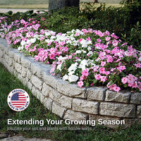 Rock Lock Raised Garden Bed Curved Rock Pack of 4