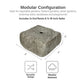Rock Lock Raised Garden Bed End Rock Pack