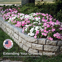 Rock Lock Raised Garden Bed End Rock Pack