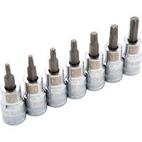 1/2" Drive 7pc Standard Torx® Socket Set -  T20 - T50 alt 0