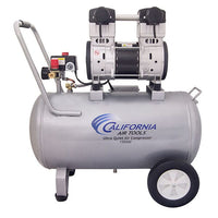 2HP 220V 15 Gallon Oil-Free Steel Tank Air Compressor alt 0