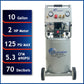 2HP 10 Gallon Oil-Free Steel Tank Air Compressor with Auto Drain Valve alt 0