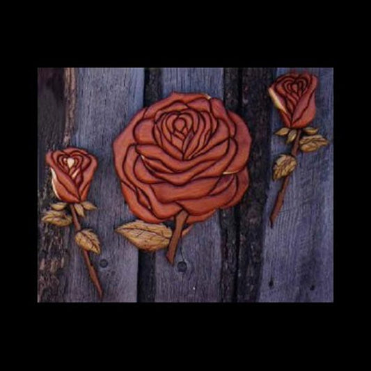 Roses Intarsia Pattern alt 0