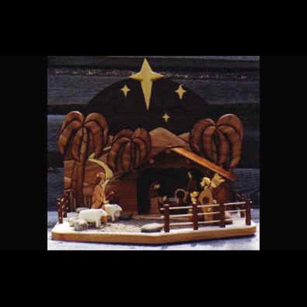 Nativity Scene Intarsia Pattern alt 0
