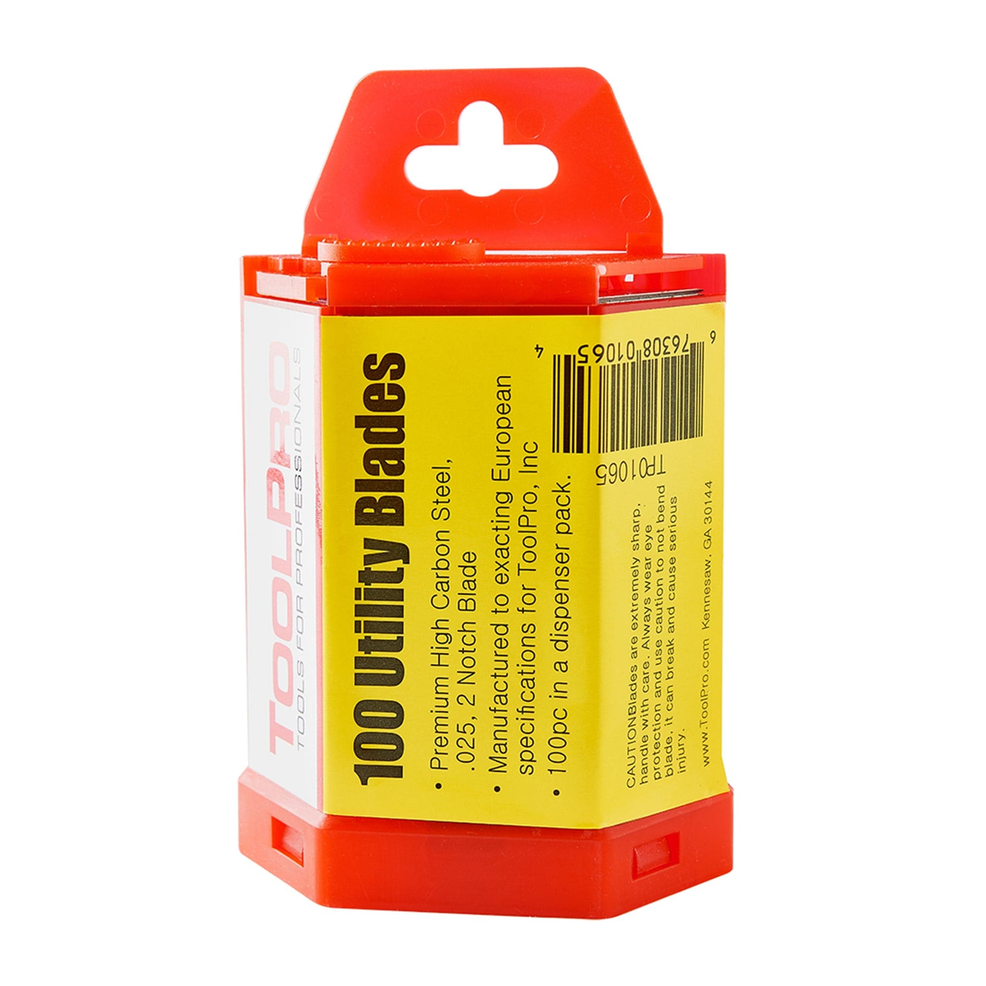 Utility Blades in Dispenser Pack, 100-Piece alt 0