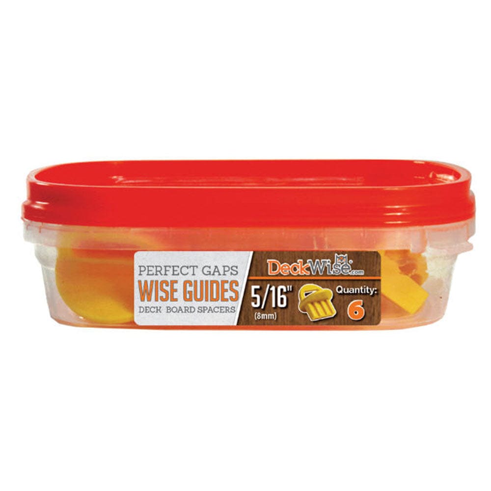 WiseGuides Decking Board Gap Spacers, 5/16 in., 6 pieces alt 0