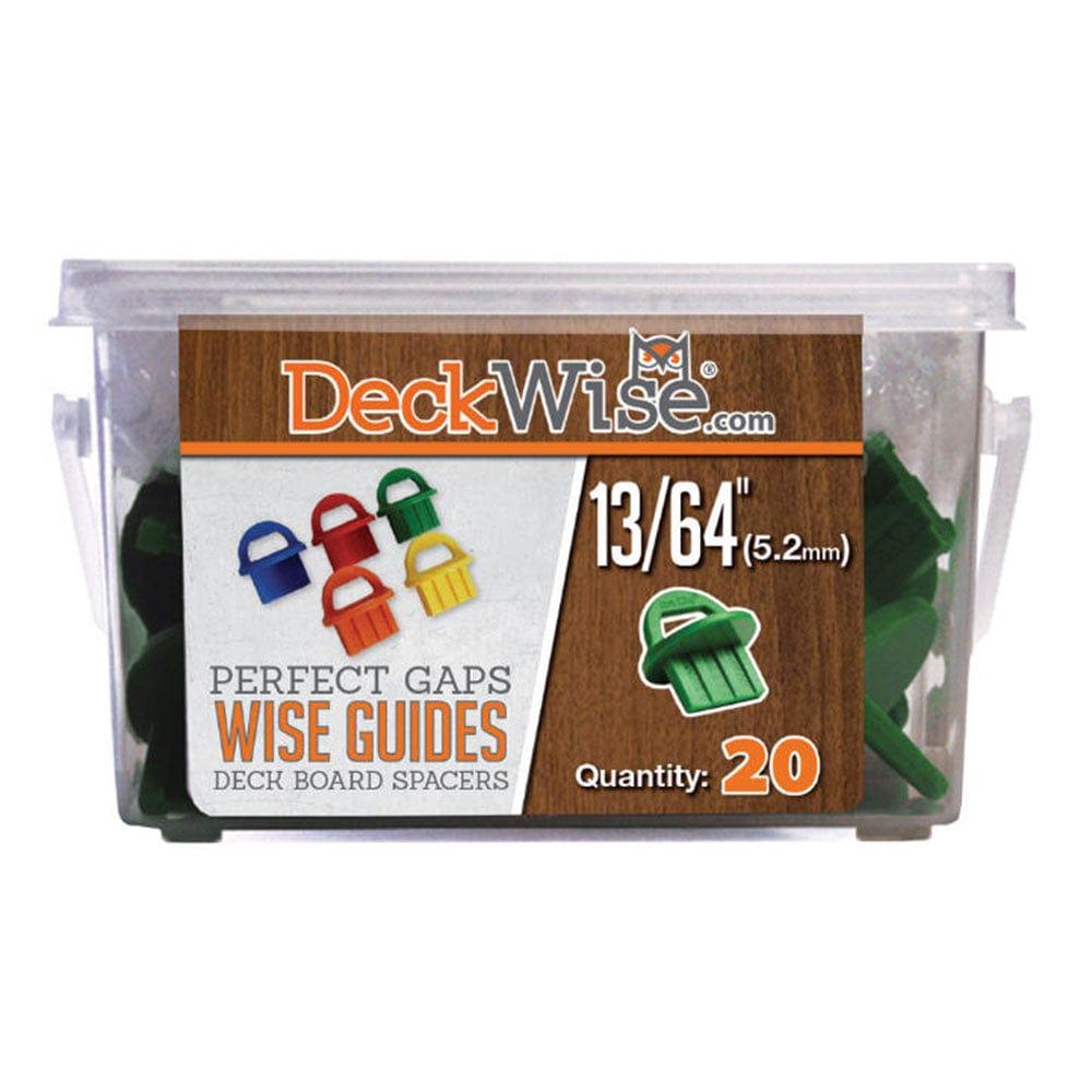 WiseGuides Decking Board Gap Spacers, 13/64 in., 20 pieces alt 0