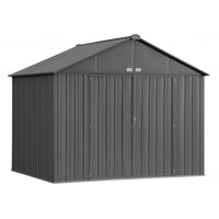 EZEE Shed, 10x8, Extra High Gable, 72 in walls, Charcoal Gray alt 0
