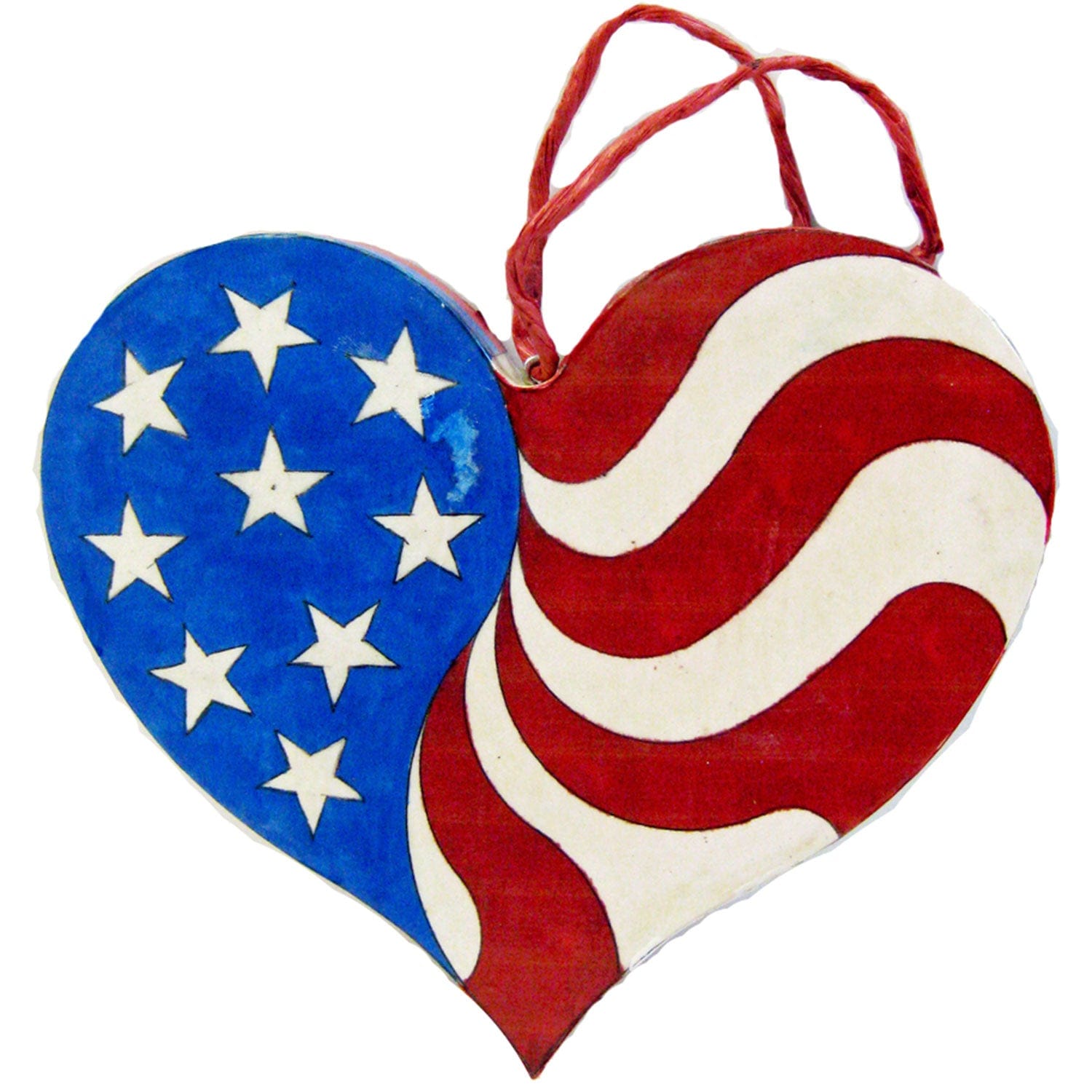 Patriotic Heart  Woodworking Pattern and Picture alt 0