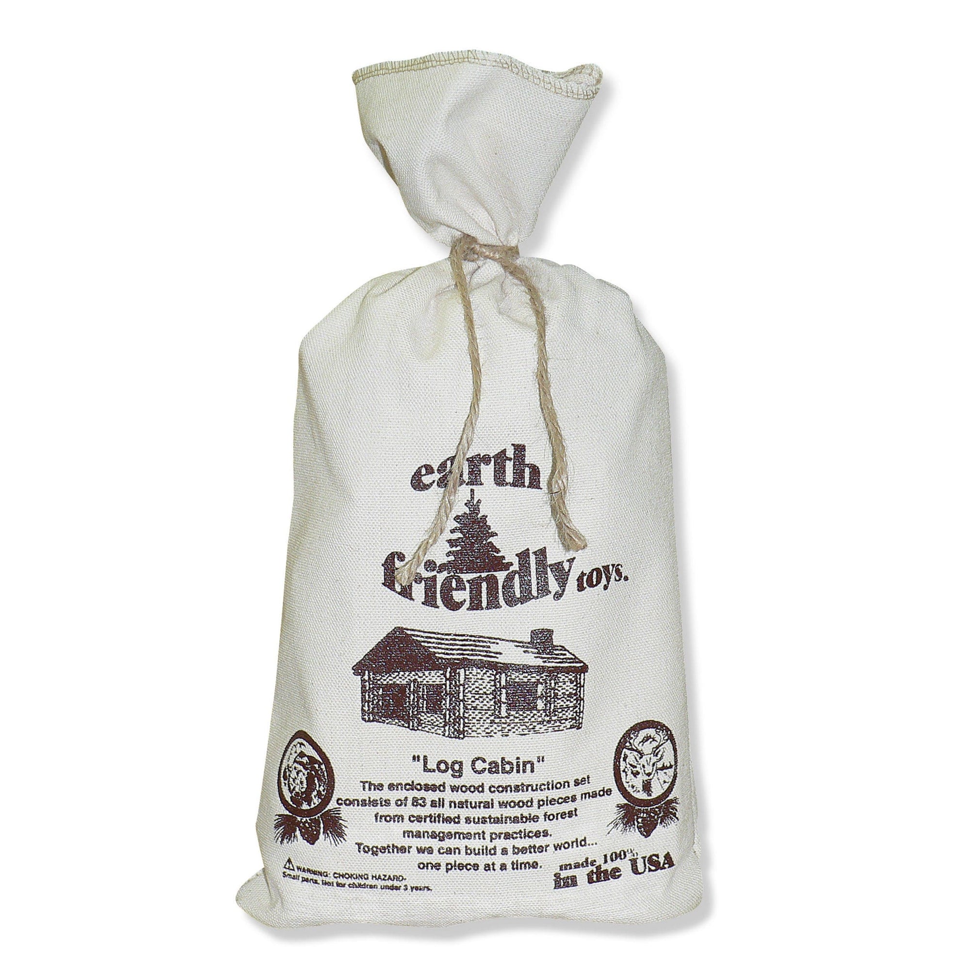 Earth Friendly Log Cabin 83 pc Set alt 0