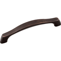 Cabinet Pull, 128mm C/C, 6-1/8" O.L.,  Brushed Oil Rubbed Bronze alt 0