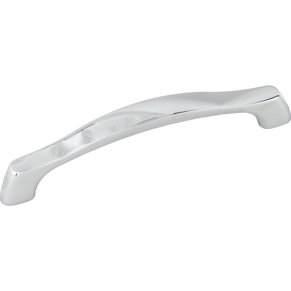 Cabinet Pull, 128mm C/C, 6-1/8" O.L.,  Polished Chrome alt 0