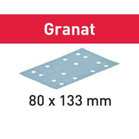 Abrasive Granat Sandpaper - 80x133 - P150 – 100 Pack alt 0