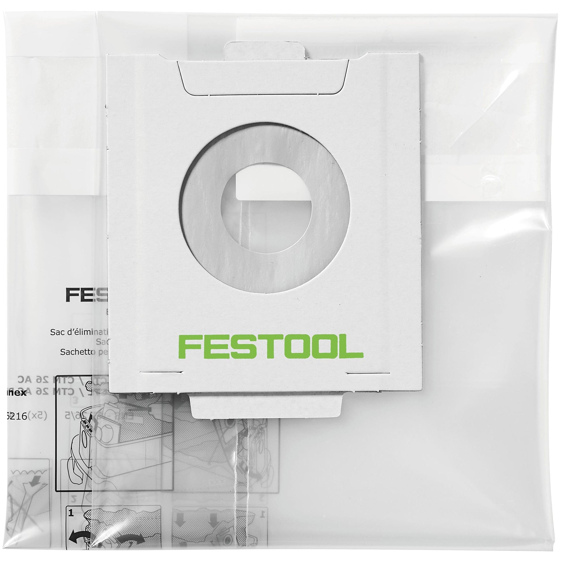 Disposable Dust Liners for Festool CT 48 E AC Dust Extractor Only alt 0