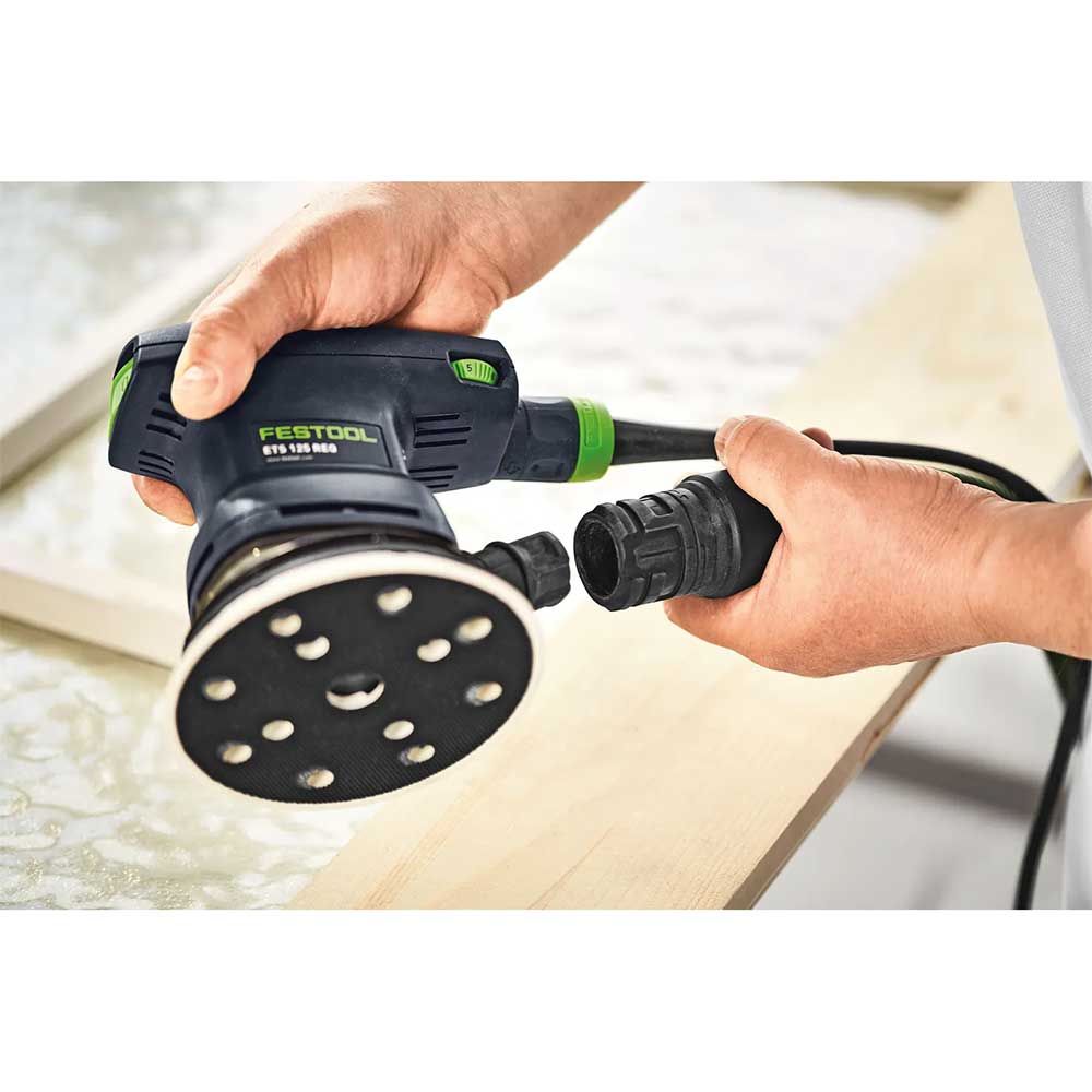 ETS 125 REQ Sander + CT 25 HEPA Dust Extractor with 60 Piece Granat Abrasives Value Kit