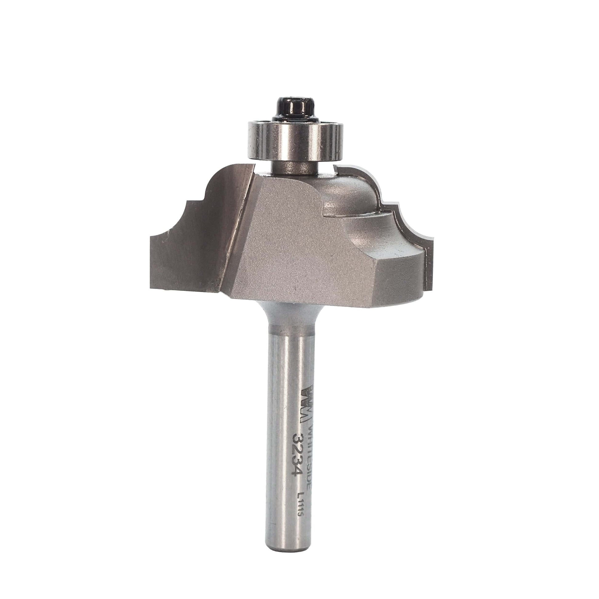 3234 Classical Pattern Router Bit 1/4" SH 3/16" R 1-1/2" D X 5/8" CL X 2-1/4" OL alt 0