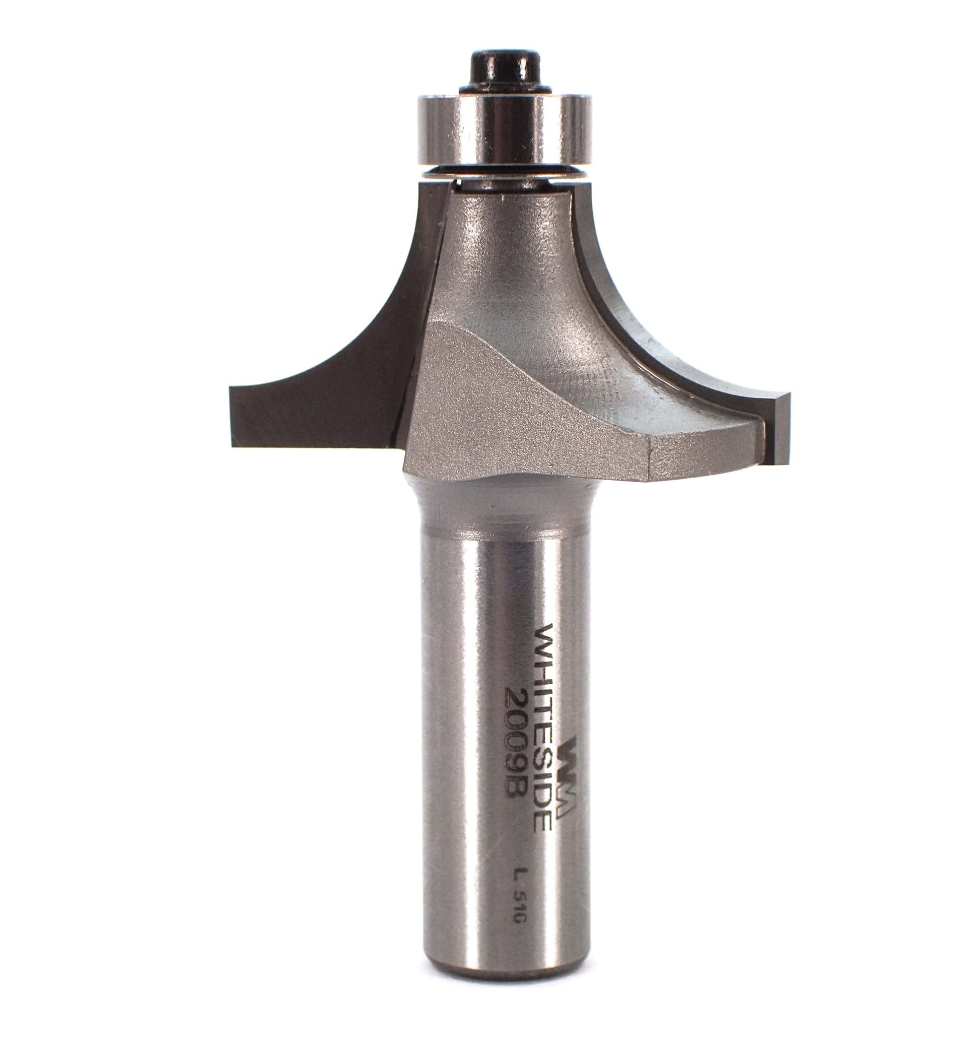 2009B Roundover Router Bit 1/2" SH 9/16" R X 1-5/8" D X 3/4" CL alt 0