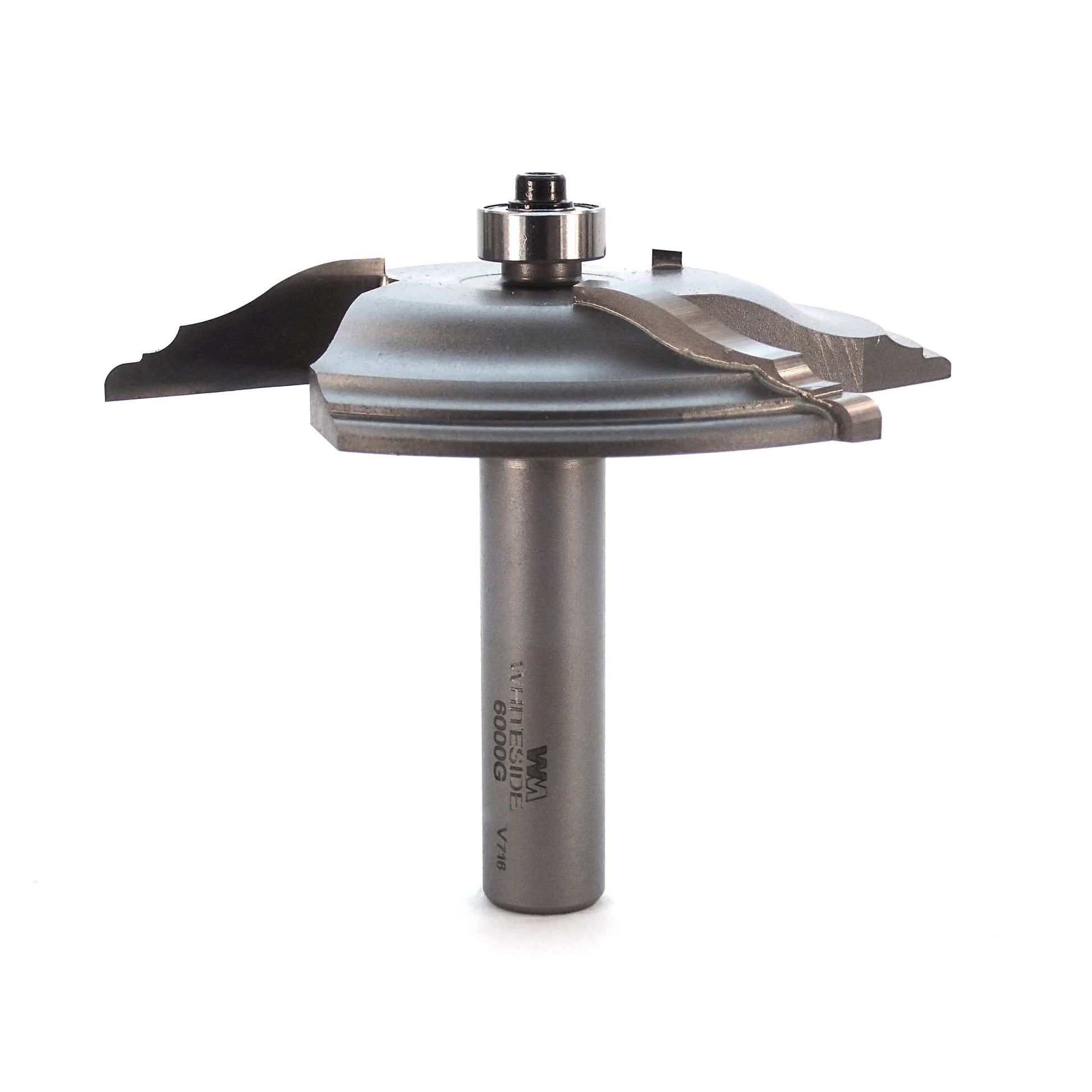 6000G 3-Wing Large Raised Panel Router Bit 3-3/8" D, Classic Ogee alt 0