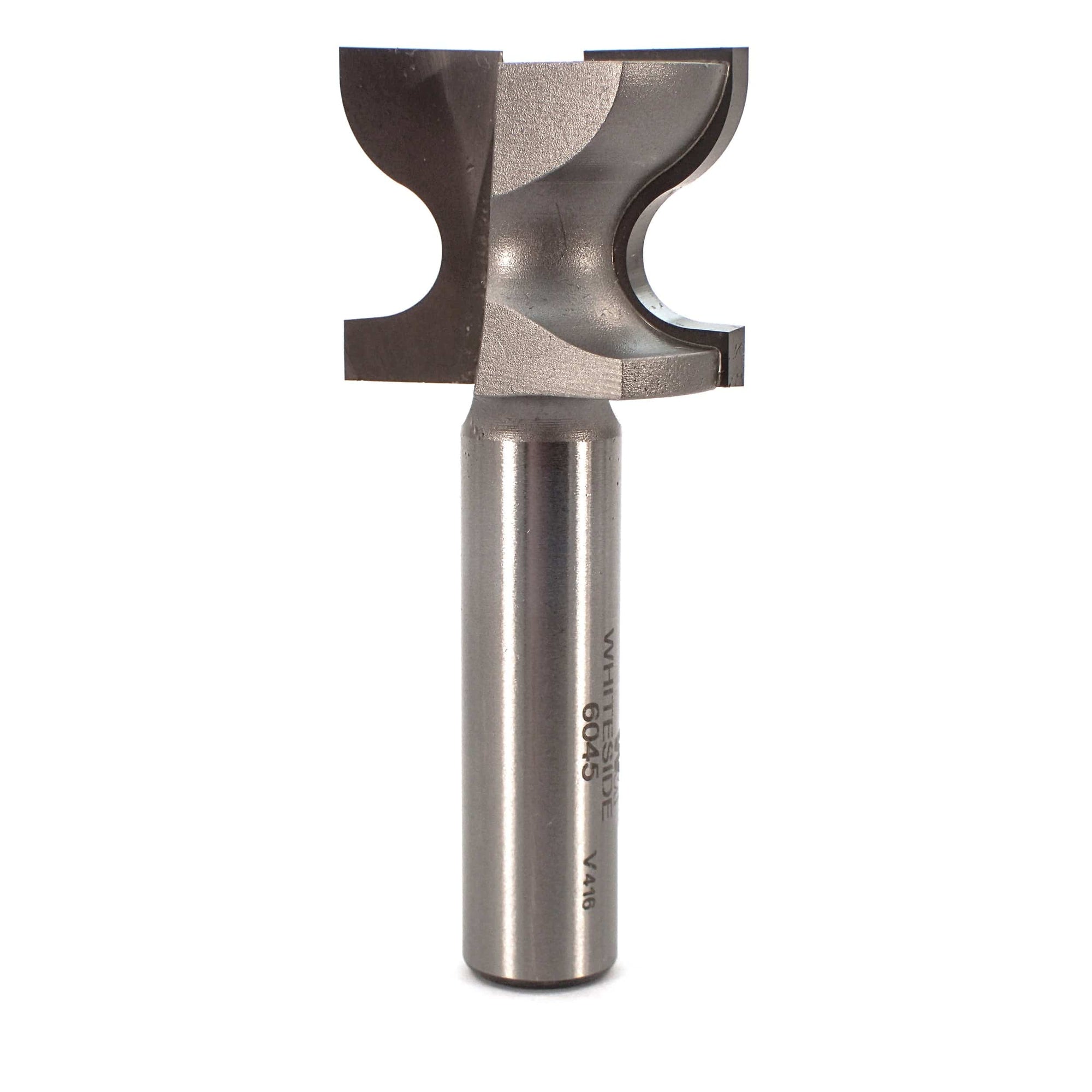 6045 Window Sill Edge/Finger Pull Router Bit 7/32" R X 1-1/4" D X 13/16" CL X 2-7/8" OL alt 0