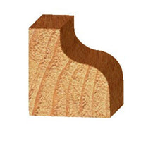 3222 Ogee Router Bit 1/2" SH 5/32" R 1-1/8" D X 1/2" CL X 2-1/4" OL alt 0