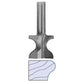 6046 Window Sill Edge/Finger Pull Router Bit 3/8" R X 1-7/16" D X 1-1/8" CL X 3-3/8" OL alt 0