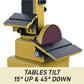 6" x 48" Belt / 12" Disc Sander - 1-1/2 HP 1 Ph 115/230V - 31A