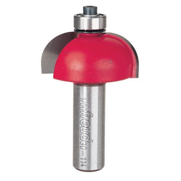 30-114 Cove Router Bit 1/2" SH 1-1/2" D 5/8" CL 1/2" R alt 0