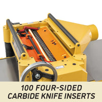 20" Planer - 5 HP 1 Ph 230V - Helical Cutterhead - 209HH