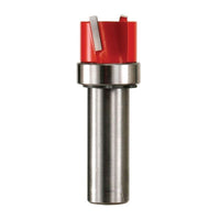 16-520 Mortising Router Bit with Top Bearing 1/2" SH 3/4" D 3/8" CL alt 0
