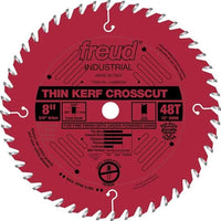 LU88R008 Industrial Thin Kerf Fine Finishing Crosscut Blade with Red Perma-Shield, 8" diameter alt 0