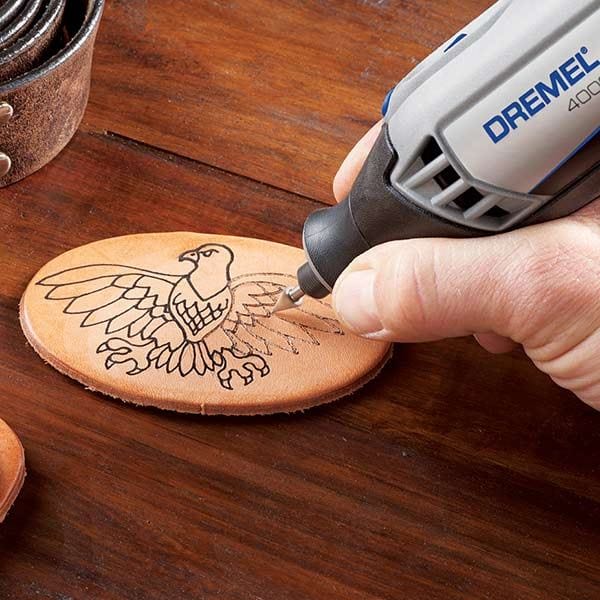 HSS Cutter Triangular Tip - 1/4" Diameter - 1/8" Shank - 2 Pack alt 125