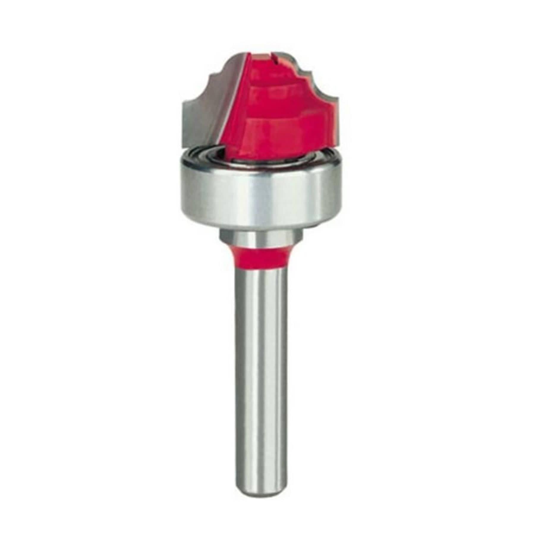39-502 Classical Cove And Bead Groove Router Bit with Top Bearing 1/4" SH 3/4" D 7/16" CL alt 0