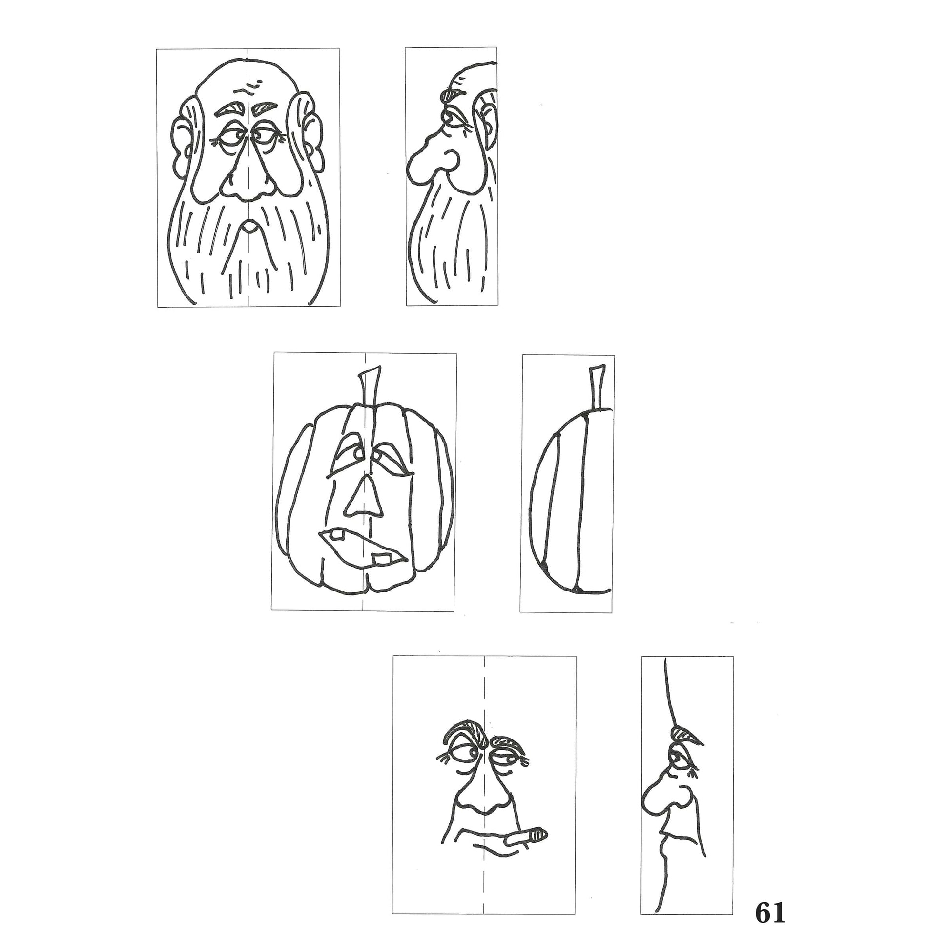 Carving Caricature Bookmarks alt 0