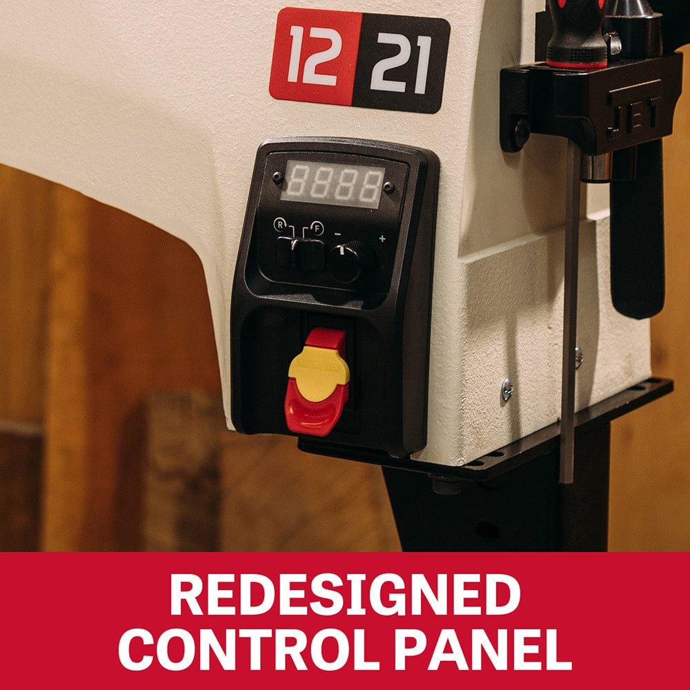 12" x 21" Variable Speed Wood Lathe - 1 HP 1 Ph 115V - 1221VS